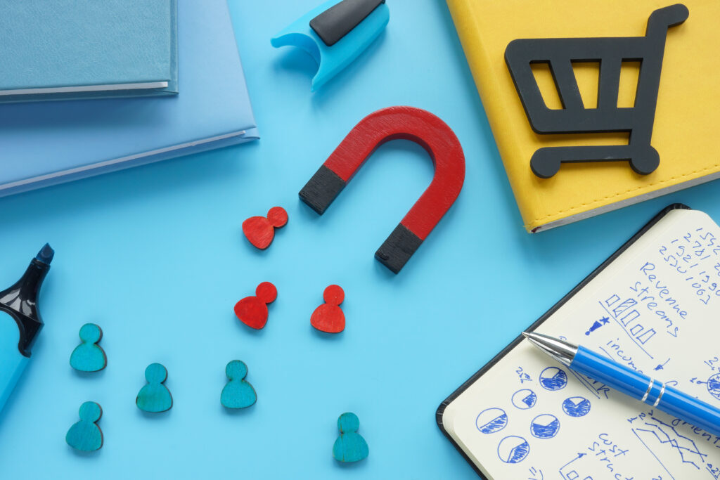 b2b lead generation conceptual illustration