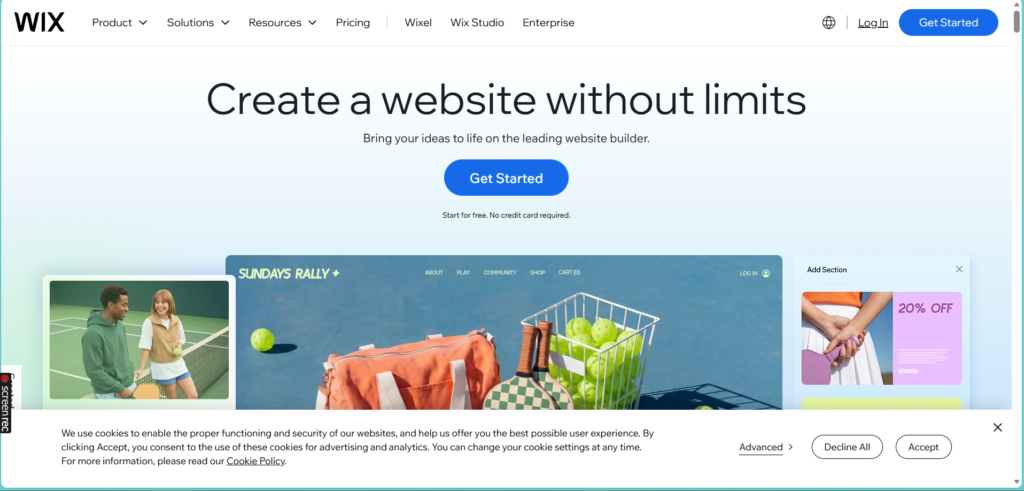 best drag and drop website builder