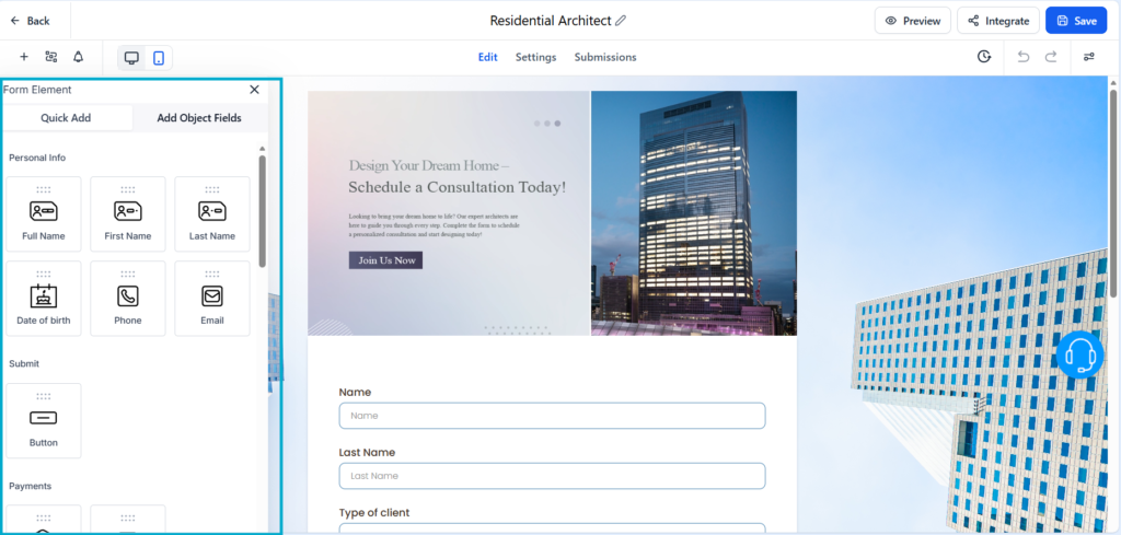forms templates twilead