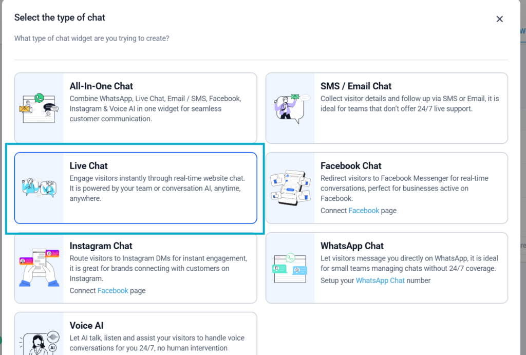 This image has an empty alt attribute; its file name is live-chat-no-code-twilead-1024x691.png
