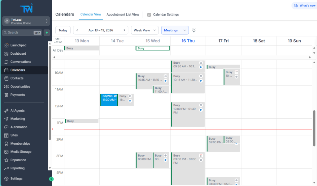 Calendar AI appointment setter result