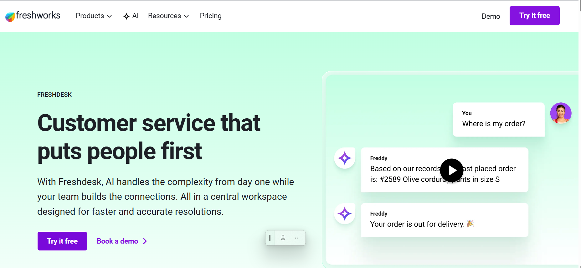 freshwork a crm for startups