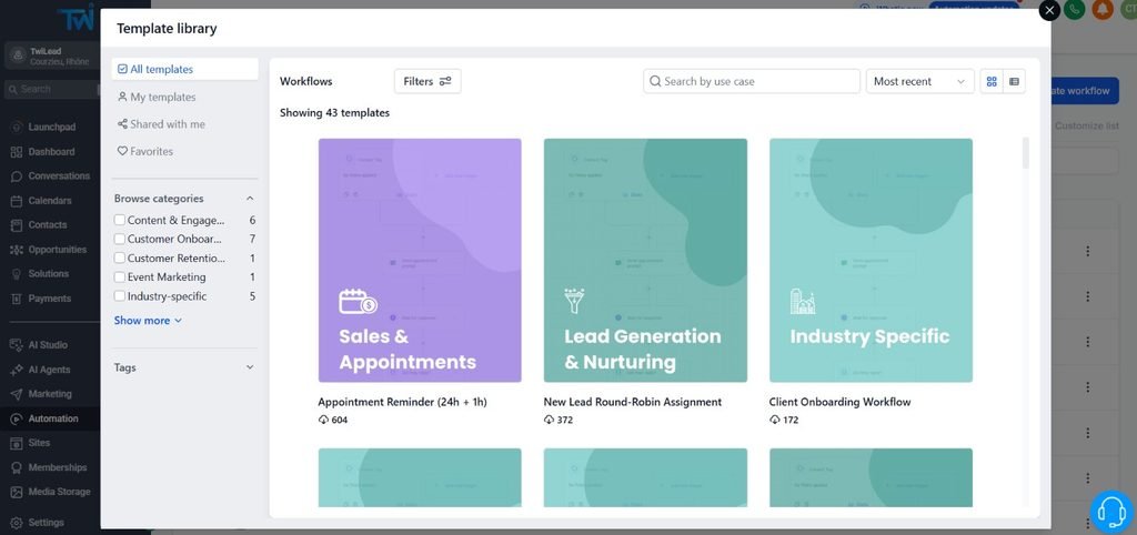 automation booking for small businnes tutorial step 2
