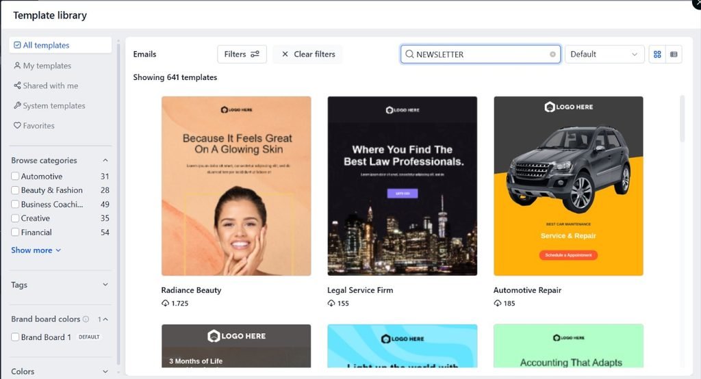 how to create email campaign examples