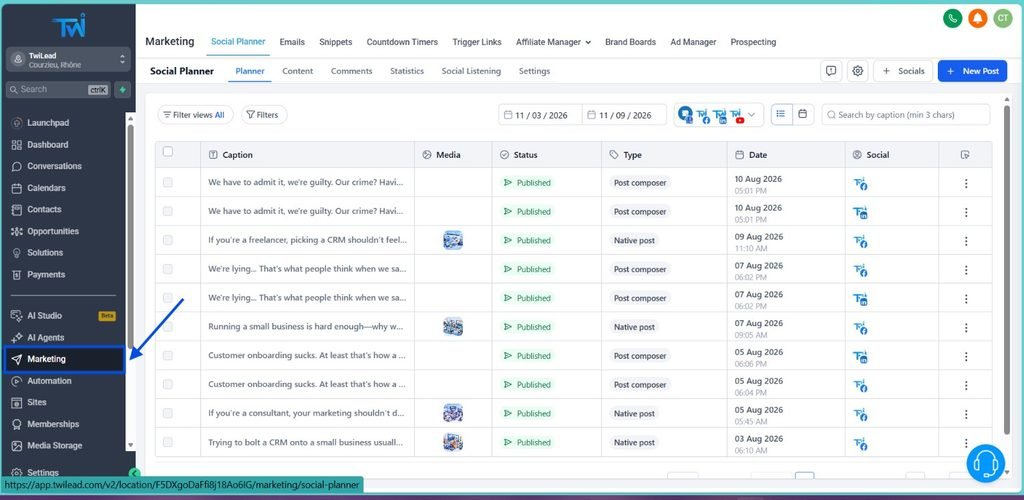 how to create email campaign example