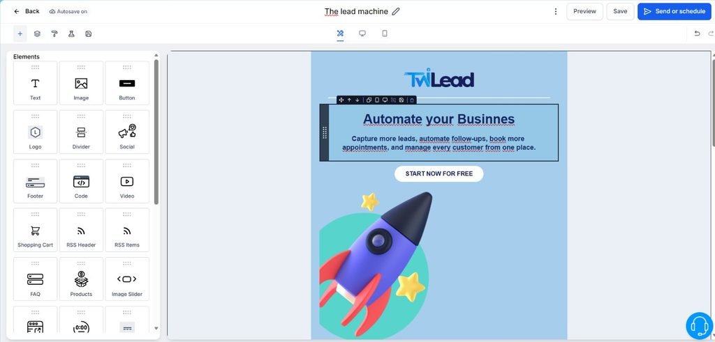 how to create email campaign step 9