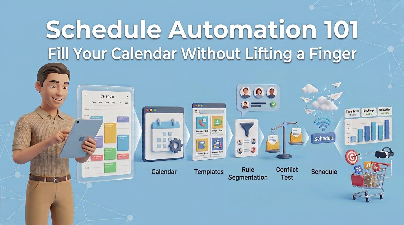 Schedule Automation 101: Fill Your Calendar Without Lifting a Finger