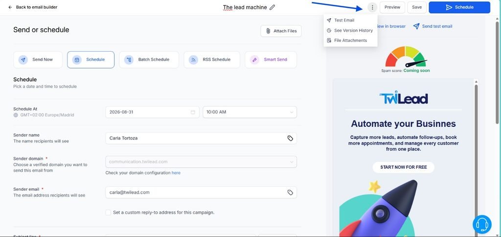 steps to automate your email