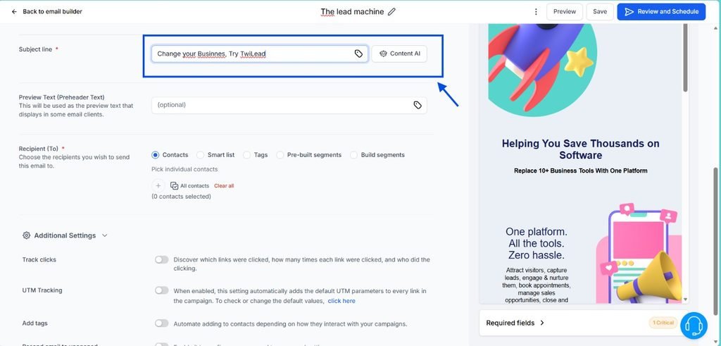 how to create email automation