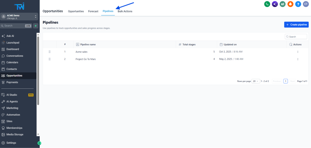 tutorial to create a sales workflow
